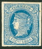 [Queen Isabella II - Inscription: "1866", type H1]