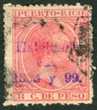 [King Alfonso XII - Nos. 95, 97, 111 & 117-131 Overprinted "Habilitado - PARA - 1898 y 99", type N14]
