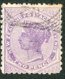 [Queen Victoria - Inscription "NEW ZEALAND - POSTAGE & REVENUE", tip L]