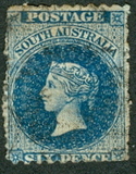 [Queen Victoria - Exists also Rouletted on 2 Sides, type A31]