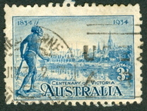 [The 100th Anniversary of the Colonization of Victoria, type Q2]