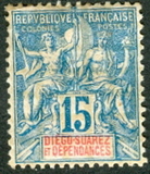 [Inscription: "DIÈGO-SUAREZ ET DEPENDANCES", type J5]