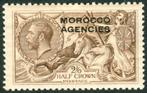 [Great Britain Postage Stamps Overprinted "MOROCCO AGENCIES", type I9]