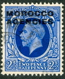 [Great Britain Postage Stamps Overprinted "MOROCCO AGENCIES" Horizontally, type M3]