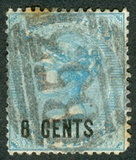 [Queen Victoria Issues Surcharged, type P1]