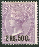 [Queen Victoria Issues Surcharged, type P7]