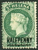 [Queen Victoria - Not Issued Stamps Surcharged. New Watermark, type B28]