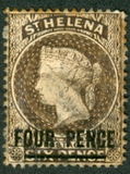 [Queen Victoria - Not Issued Stamps Surcharged. New Watermark, type B34]