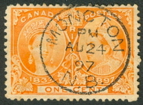 [The 60th Anniversary of the Coronation of Queen Victoria, type O1]