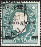 [Newspaper Stamps -  Nos. 33 & 33A Overprinted "JORNAES" & Surcharged, Tipe L1]