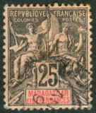 [Inscription: "MADAGASCAR ET DEPENDANCIES", प्रकार H7]