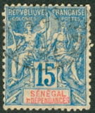 [Navigation & Commerce - Inscription: "SENEGAL DÉPENDANCES", Tipe XXY5]