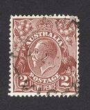 [King George V - Different Watermark, タイプ B34]
