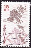 [Map of Faroe Islands - New Values, type KC2]