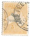[Definitive Issues - Kangaroo and Map - Different Watermark, Scrivi A30]