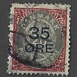 [No. 27A & 28 Surcharged, type P1]