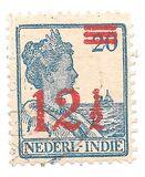 [Queen Wilhelmina Stamp of 1922 Surcharged, tip K20]