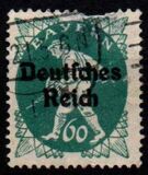 [Postage Stamps from Bayern Overprinted "Deutsches Reich", type AF1]