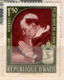 [Airmail - Pope Pius XII Commemoration - Overprinted "PIE XII PAPE DE LA PAIX", 類型 EU]