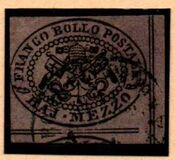 [Coat of Arms - Black print on Colored Paper, type A]
