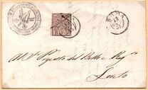 [Stemma - Stampa in nero su carta colorata, Scrivi F]