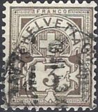 [Definitive 1882 - Cross and Shield - White Paper, type L1]