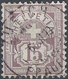 [Helvetia - Cross & Shield - Fiber Paper, tegund L7]