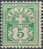 [Helvetia - Cross & Shield - Fiber Paper, tegund L3]