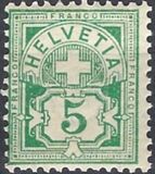 [Helvetia - Cross & Shield - Fiber Paper, tegund L3]