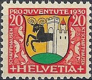 [Pro Juventute - Coat of Arms - Jeremias Gotthelf, Tüüp JE]