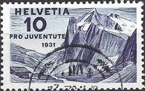 [Pro Juventute - Landscapes - Alexander Vinet, प्रकार JI]