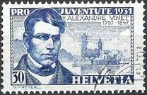 [Pro Juventute - Landscapes - Alexander Vinet, प्रकार JK]