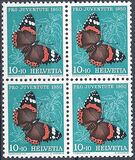 [Pro Juventute - The 100th Anniversary of the Death of Teophill Sprecher - Insects, प्रकार UX]