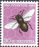 [Pro Juventute - The 100th Anniversary of the Death of Teophill Sprecher - Insects, प्रकार UZ]