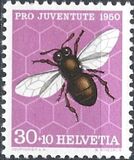 [Pro Juventute - The 100th Anniversary of the Death of Teophill Sprecher - Insects, प्रकार UZ]