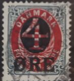 [No. 25B, 25A & 39 Surcharged, type J]