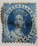 [Queen Victoria - Thick Yellowish Paper, Different Perforation, type A24]