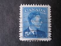 [King George VI - Inscription: "POSTES POSTAGE", tip EN]