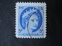 [Queen Elizabeth II - Normal Paper, See 1962 for Fluorescent Stripes, type GT4]