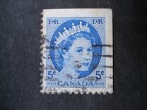 [Queen Elizabeth II - Normal Paper, See 1962 for Fluorescent Stripes, type GT4]