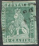 [Lion of Toscany - Printed on White Paper, Different Watermark, type A17]