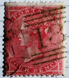 [Queen Victoria - Without Control Letters in Corners, type F]