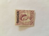 [Queen Elizabeth II - Great Britain Postage Stamps Overprinted "TANGIER", type P8]