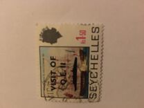 [Visit of Liner "Queen Elizabeth II" - Issues of 1969 Overprinted "VISIT OF Q.E. II" and Silhouette of Liner, тып FO]