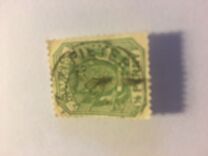 [Coat of Arms - Wagon with Pole, Value in Green, type K9]