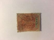 [Coat of Arms - Wagon with Pole, Value in Green, type K10]