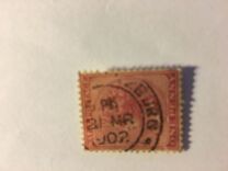 [Queen Victoria - Inscription: "NATAL POSTAGE", type N]