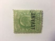 [Great Britain Postage Stamps Overprinted "LEVANT" - Ordinary or Coated Paper, Tip F]