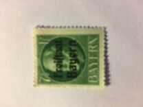 [King Ludwig III Overprinted "Freistaat Bayern", type P2]