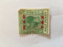 [Previous Issues Overprinted "WAR - TAX " in Two Lines, نوع M5]